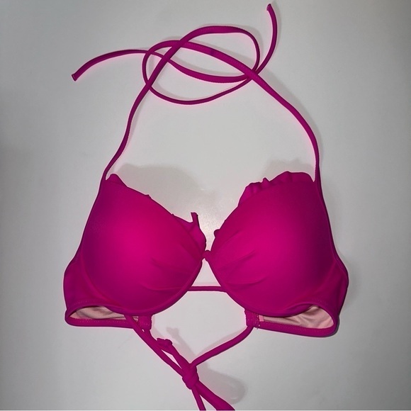 Victoria’s Secret neon pink string bikini top - Picture 1 of 4